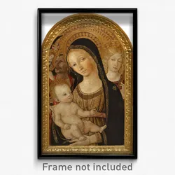 Matteo di Giovanni - Madonna and Child with Saint Catherine and Saint Christoph
