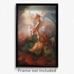 Philippe-Jacques de Loutherbourg - The Angel Binding Satan