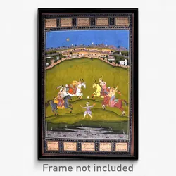 Chand Bibi playing Polo