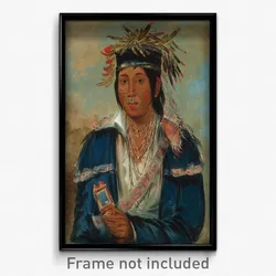 George Catlin - Kee-mo-rá-nia, No English, a Dandy