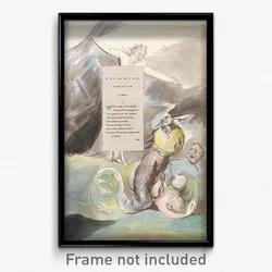 William Blake - The Poems of Thomas Gray, Design 95, "Ode for Music."