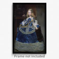Diego Rodriguez de Silva y Velázquez - Infanta Margarita Teresa in a Blue Dress