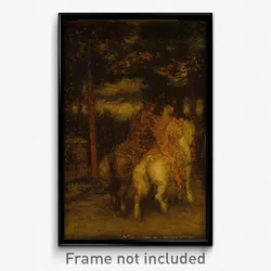 Adolphe Monticelli (attributed to) - Landscape with Figures