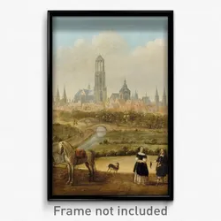 Joost Cornelisz. Droochsloot - View on the city of Utrecht