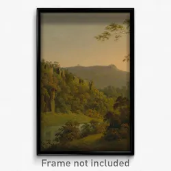 Joseph Wright of Derby - Matlock Dale, looking toward Black Rock Escarpment