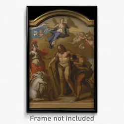 James Thornhill - Allegory of the Power of Great Britain by Land, design for a decorative panel for George I's ceremon...