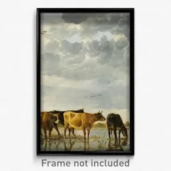 Aelbert Cuyp - Cows in a River