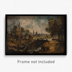 John Constable - Dedham Lock