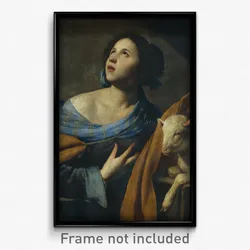 Massimo Stanzione - Saint Agnes