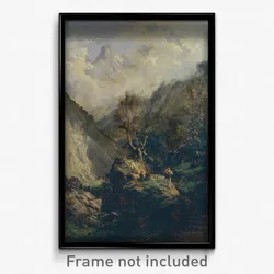 Carlos de Haes - Mountains in Asturias