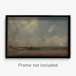 John Constable - A View from Hampstead Heath (?)