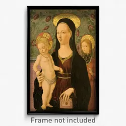 Francesco del Cossa (?) - Virgin and Child with an Angel