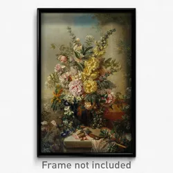 Josep Mirabent - Large Vase with Flowers