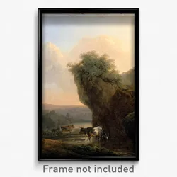 De Loutherbourg, Philippe Jacques - Landscape with Cattle