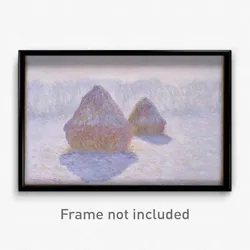 Claude Monet (French, Paris 1840–1926 Giverny) - Haystacks (Effect of Snow and Sun)