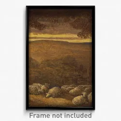 James Smetham - Evening Pasture