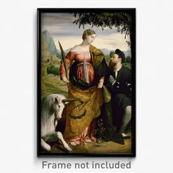 Moretto da Brescia - St. Justina, Venerated by a Patron