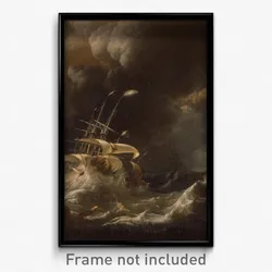 Ludolf Bakhuizen - Dutch Merchant - Ships in a Storm