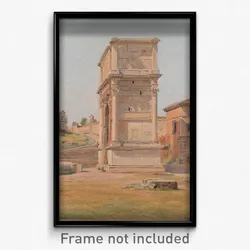 Constantin Hansen - The Arch of Titus in Rome