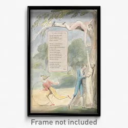 William Blake - The Poems of Thomas Gray, Design 17, "Ode on a Distant Prospect of Eton College."