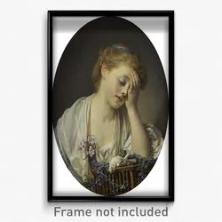 Jean-Baptiste Greuze - A Girl with a Dead Canary