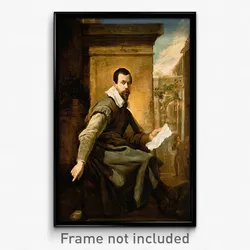 Domenico Fetti (Italian - Portrait of a Man with a Sheet of Music