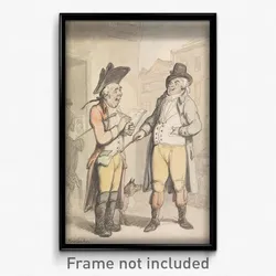 Thomas Rowlandson - The Bookmaker and his Client outside the Ram Inn, Newmarket