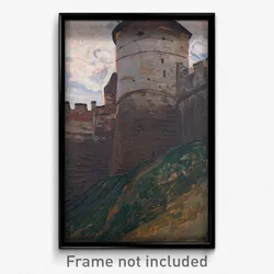 N. Roerich - The Fortress Tower. Nizhny Novgorod. From the Series of Architectural Sketches