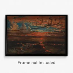 Francis Danby - Sunset at Sea after a Storm