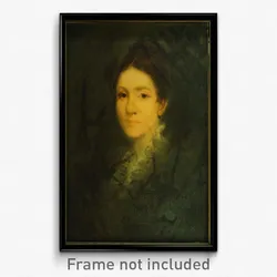 George Fuller - Portrait of Mrs. Aaron Fuller