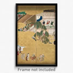 Hishikawa Moronobu - Scenes from the Nakamura Kabuki Theater