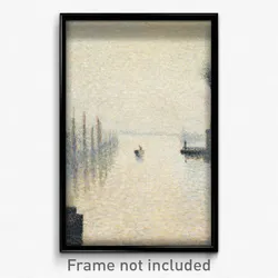 Camille Pissarro, French - L'Île Lacroix, Rouen (The Effect of Fog)