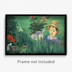 Édouard Manet - Boy in Flowers (Jacques Hoschedé)