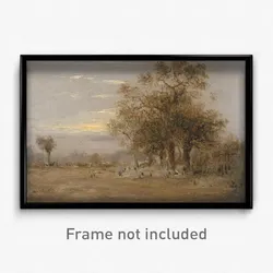John Linnell - Sheep Grazing