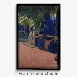 Santiago Rusiñol - Blue Courtyard. Arenys de Munt
