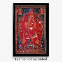 Dancing Red Ganapati of the Three Red Deities