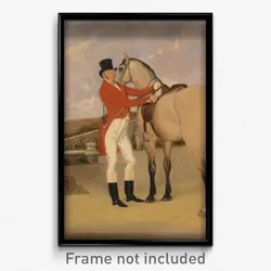 Anson Ambrose Martin - James Taylor Wray of the Bedale Hunt with his Dun Hunter