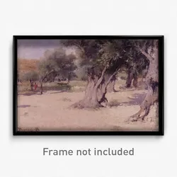 Vasilii Polenov - Olive Trees in the Holy Land