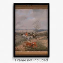 Henry Thomas Alken - Hunting Scene- Drawing the Cover