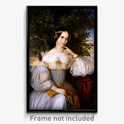Moritz Daniel Oppenheim - Marriage Portrait of Charlotte de Rothschild