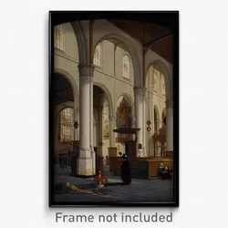 Hendrick van Vliet - The interior of St Janskerk at Gouda
