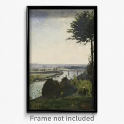 Carl Fredrik Hill - The Tree and the River III (The Seine at Bois-le-Roi)