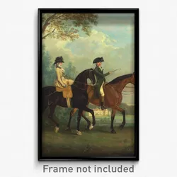 Thomas Gooch - Marcia Pitt and Her Brother George Pitt, Later 2nd Baron Rivers, Riding in the Park at Stratfield Sa...