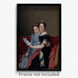 Jacques-Louis David - The Sisters Zénaïde and Charlotte Bonaparte