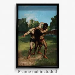 Gustave Courbet - The Wrestlers