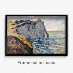 Claude Monet - The Cliff of Aval, Etrétat