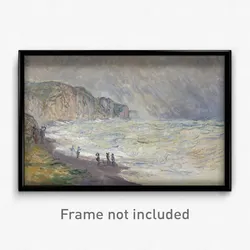 Claude Monet - Heavy Sea at Pourville