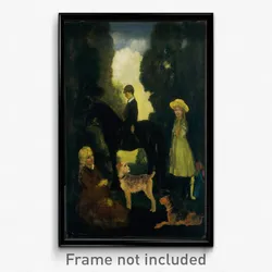 Arthur B. Davies - Children, Dogs and Pony