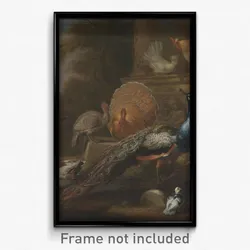 Marmaduke Cradock - Peacocks, Doves, Turkeys, Chickens and Ducks by a Classical Ruin