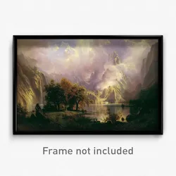 Albert Bierstadt - Rocky Mountain Landscape